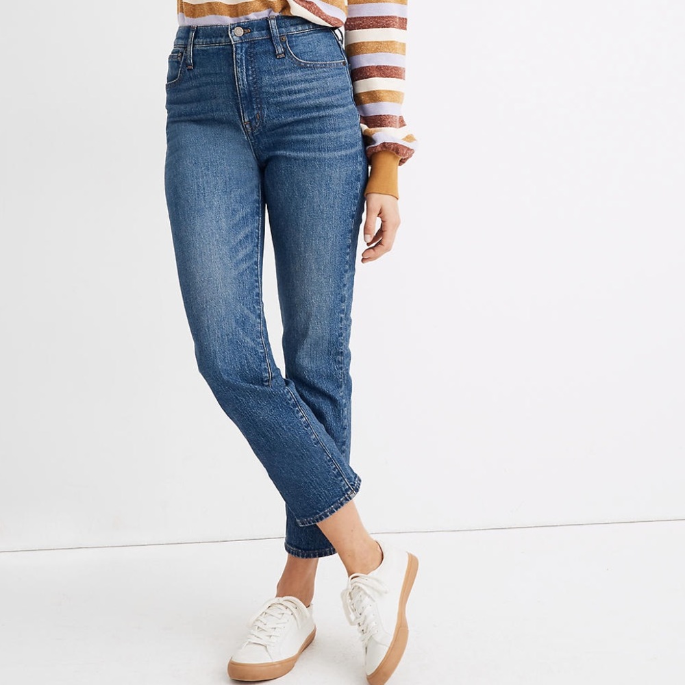 Madewell Classic Straight Jeans in Coldbrook Wash